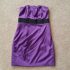 Express strapless dress